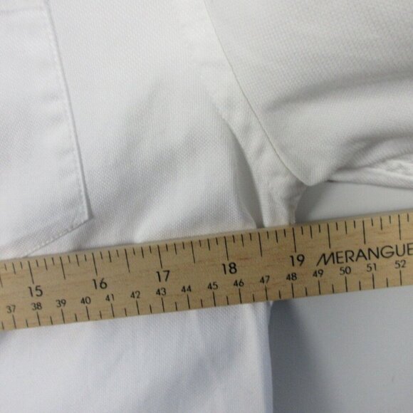 Club Monaco White Button Down Shirt Men's Long Sleeve Casual Work Office XS 200 - Picture 8 of 10